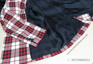 服装制作 格纹西装缝制全过程分享