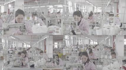 服装厂车间生产服装厂车间生产AE模板下载_光厂(VJ师网)